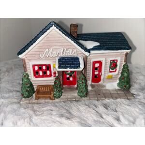 It's A Wonderful Life Martinis Bar Of Bedford Falls Illuminated Building W/box